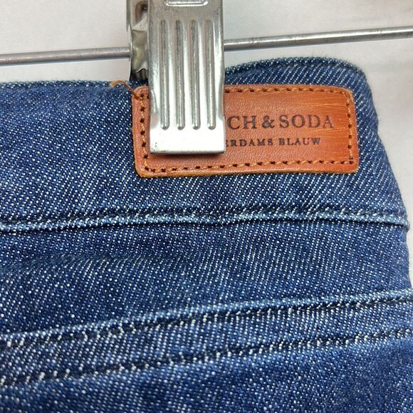 Scotch & Soda The Queen Bootleggers Natural Indigo Blue Jeans size 25/30 NWT - Picture 8 of 13